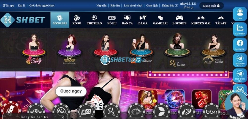 Những ưu điểm của casino online Shbet