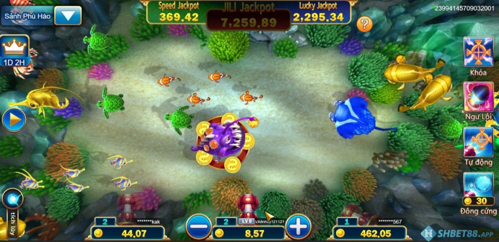 Game Jackpot đánh cá Shbet được phát triển từ nhà cung cấp nào?